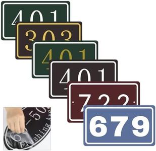 Docvania Customized Address Plaque Personalized House Number Decoration Home Office Hotel Apartment Courtyard Office Acrylic…