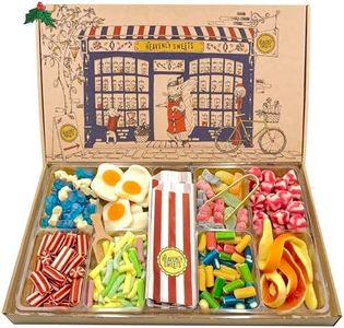 Heavenly Sweets 1,2 kg di confezione regalo Pick and Mix, il classico negozio di dolci retrò in una scatola, un cesto regalo perfetto per bambini, adulti, compleanni Pasqua e Festa Del Papà
