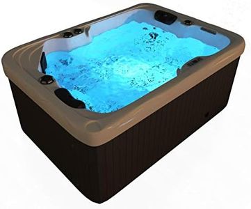 2 Two Person Outdoor Hydrotherapy Bathtub Hot Bath Tub Whirlpool SPA SYM6012A with Hard Top Cover
