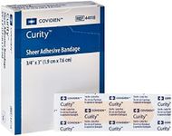 Covidien 44112 Curity Plastic Bandage, 3/4" x 3" Size (Pack of 50)