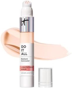 IT Cosmetics Do It All Radiant Concealer ­­– Makeup Concealer – Hydrate & Brighten – Creaseless Medium Coverage & Radiant Finish ­­– Niacinamide & Hyaluronic Acid - Fairest Neutral, 0.2 Fl Oz