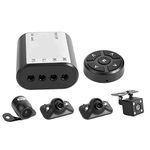 360Degree Bird View System 4 Camera Panoramic Car DVR Recording Parking Cam