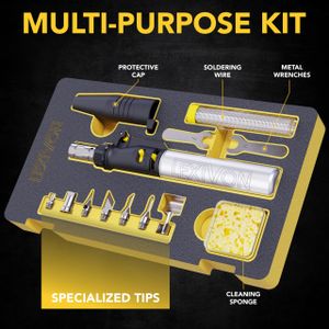 LEXIVON Soldering Iron Kit – Adjustable Temperature, Accessories Included