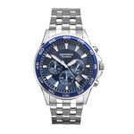 Sekonda Men's Quartz Watch with Chronograph Display and Stainless Steel Bracelet