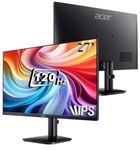 Acer KA270 G 27 Inch IPS Full HD Backlit LED Monitor I 1MS VRB, 120Hz Refresh Rate I Adaptive Sync I Frameless I 99% sRGB I 1 x VGA 1 x HDMI with Inbox HDMI Cable I Vision Care I Stereo Speakers