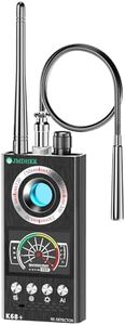 JMDHKK Hidden Camera Detectors, Bug Detector Advanced Privacy Guardian: Comprehensive Detection for Cameras, Magnetic - Essential for Secure Travel, Home, and Office (Black)