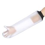 Akozon Swimming Waterproof Hand Cover, Waterproof Adult Hand Cast Cover, Arm Cast Wound Cover for Shower Bath, Adult Plaster Hand Sleeve Dressing Protector Reusable Cast and Bandage Protector for B