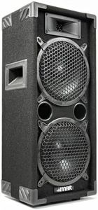 Max28 Enceinte Sono Passive, Puissance de 800 Watts, Woofer 2 x 8 Pouces, Son Clair, Facile à Transporter avec Les Poignées Intégrées, Idéales pour Les DJ Mobiles et Vos Soirées à la Maison
