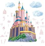 RoomMates RMK5408TBM: Disney Princess Castle XL Giant Wall Decals with String Lights