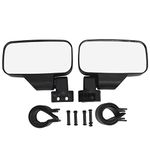 Side Mirrors, 2PCS UTV ATV Side Rearview Mirrors Wing Mirrors Adjustable Replacement for Polaris RZR All Year Models Except 170