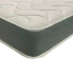 Wilson Beds - Memory Foam and Spring 6.5" Deep Mattress With Grey Border, Medium Soft (Shorty (75 x 175cm))