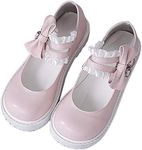 BB BEROBELLO FASHION IS AN ATTITUDE Japanese Sweet Lolita Flat Shoes Maid Cosplay Mary Jane Shoes Pink