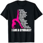 I Am A Gymnast Funny Handstand Gymnastics Gift Women Girls T-Shirt