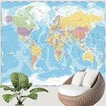 World Map Tapestry History Geograph