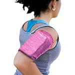 Phone Armband Sleeve: Best Running Sports Arm Band Strap Holder Pouch Case for Exercise Workout Fits iPhone 5S SE 6 6S 7 8 Plus iPod Android Samsung Galaxy S5 S6 S7 S8 Note 4 5 Edge LG HTC Pixel (XL, Pink)