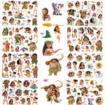 8 Sheets Temporary Tattoos Stickers For Moana, Moana Birthday Party Supplies Decorations Party Favors, Gifts for Boys Girls School Classroom Rewards …