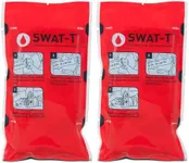 SWAT-T Tourniquet Black 2 Pack, Emergency Equipment for Massive Hemorrhage Control, Made in The USA