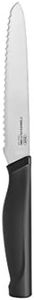 OXO Good Grips 5-in Serrated Utility Knife, Silver, Black