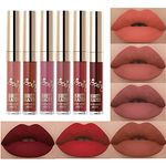 Beauty Sexy 6PCS/ Matte Lip Gloss Sexy Liquid Lipstick Waterproof Long Lasting Moisturizer Professional Lips Balm Makeup