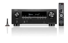 Denon AVR-S980H 7.2-Channel Receiver, Built in Bluetooth and Wi-Fi Plus HEOS Multi-Room Streaming, Dolby Atmos & DTS:X. 90 WPC, 8K/60Hz & 4K/120Hz Video Support, HDMI eARC, Amplifier for Home Audio