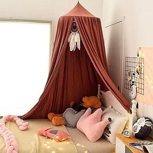 Upxiang Canopy para habitación de niños, Dosel de Cama para niñas y niños, Mosquito Colgante para Dormitorio, Sala de Juegos, decoración Lavable a máquina, Altura 250 cm