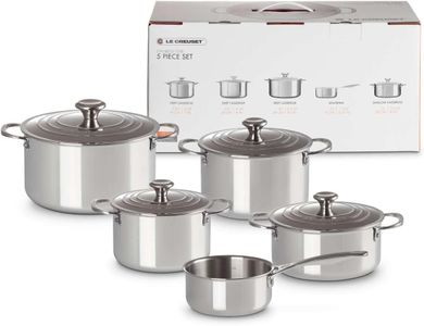 Le Creuset 3-Ply Stainless Steel Cookware Set
