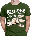 Best Dad Ever Personalised Fathers 
