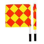 SAS SPORTS Referee Linesman Flags (Set of 2) for Soccer, Football,Hockey