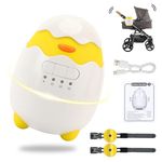 Moowski Portable Baby Rocker, Pram Rocker 2.0. USB Rechargeable, Baby Rocker Fits Any Pram, Stroller, Pushchair, Bouncer and Buggy