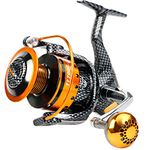 Burning Shark Fishing Reels- 12+1 BB, Light and Smooth Spinning Reels, Powerful Carbon Fiber Drag, Saltwater and Freshwater Fishing-TT5000