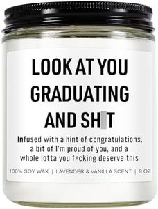 Younift Funny Grad Candle, Graduation Gifts for Women, College Graduation Gifts, High School, Masters Degree Graduation Gifts, Phd, Nurse Graduation Gifts, 2024 Graduation Gifts for Him, Her