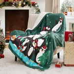 Bedsure Christmas Throw Blanket - Soft and Warm Sherpa Christmas Penguin Throw Blankets for Couch, Sofa, Bed, Winter Blanket for Christmas, Decoration Gift Blanket 50"x60"