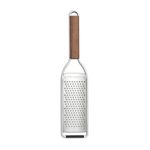 Microplane Master Series Wood Handle Stainless Steel Frame Coarse Blade Cheese Grater