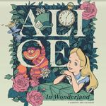 2025 Disney Alice in Wonderland Wall Calendar