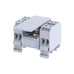 Elmex FDBK 1X4 - Polyamide Distribution block with fingersafe design for 1 incoming (25 sq.mm/64 Amps) and 8 outgoing (4 sq.mm./32 Amps), (Pack of 10)