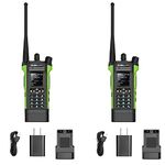 TXQ global-ptt 4G POC + UHF walkie talkie GSM two way radio digital Lte long range distance adults intercom on teams (2 pcs)