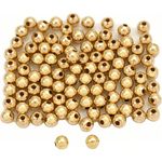 FindingKing 100 14K Gold Filled Round Little Beads Smooth 2.5Mm