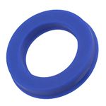 MECCANIXITY UN Radial Shaft Seal 25mm ID x 38mm OD x 7mm Width PU Oil Seal, Blue Pack of 5