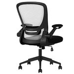 BestOffice Home Office Chair Ergonomic Desk Chair Mesh Computer Chair Swivel Rolling Executive Task Chair with Lumbar Support Arms Mid Back Adjustable Chair (Grey)