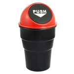 SYGA Office Home and Vehicle Car Auto Garbage Trash Can(Red)