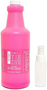 S.E.I Hot Pink Tie Dye Kits for Large Groups, Fabric Dye, Large Tie Dye Kit for Big Projects and Fun Activities, 1-Quart-32 Ounces…