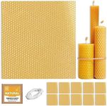 Natural Beeswax Sheets for Candle M