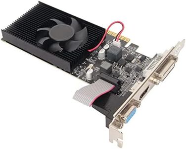 Annadue Tarjeta Gráfica GT 210, 1GB DDR3 64 bit PCI Express 2.0 X 16 Tarjeta Gráfica de Video con Puerto HDMI DVI VGA, Compatible con DirectX10.1, Tarjeta Gráfica de Computadora