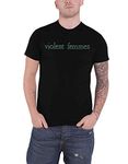 Violent Femmes T Shirt Green Vintage Logo New Official Mens Black Size S