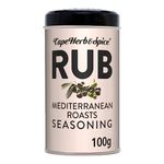 Cape Herb & Spice Rub Mediterranean Roasts Seasoning Condiment Made With Natural Ingredients, 100 g Tin (Pack of 1)