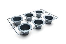 Fox Run Popover and Yorkshire Pudding and Cupcake Pan, 6 Cup, Non-Stick