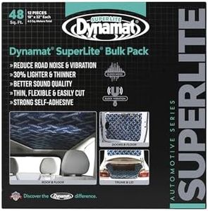 Dynamat 10648 18" x 32" Self-Adhesive Sound Deadener with Superlite Bulk Pack, (Set of 12) – Made in USA