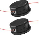 2 Pack String Trimmer Head SRM-225 for Echo Speed Feed 400 SRM-230 SRM225 SRM-210 SRM2100 Echo Weed Eater PAS210 PAS211 PAS225 PAS230 PAS260 Shindaiwa T195S T220 T222 T230 T231 Straight Shaft Trimmer