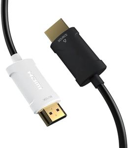 huaham 8K HDMI Cable Fiber Optic HDMI 2.1 Cable-7.5m, High Speed 8K@60Hz 4K@120Hz 48Gbps, Support eARC RTX 3090 HDCP 2.2&2.3 Dolby