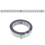 JZK 3 Meters Self adhesive measuring tape 3m, Left to Right steel measure tape 3 metre, metric tape measure with sticker on back, flexible measure ruler